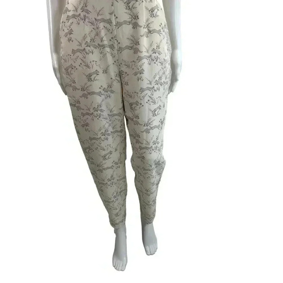 LC Lauren Conrad Runway Limited Edition Enchanted Woodlands Cropped Jumpsuit 6 - Picture 10 of 16